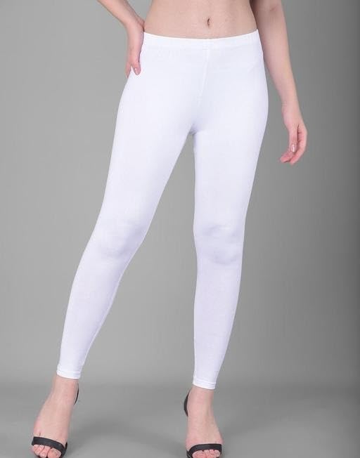 Flexible Soft Cotton Chudidaar Leggings Women-image-43