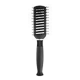 KareCo Tunnel Vent Hair Brush for Blow Drying, Detangling Hairbrush for Women | Vented Brush with Rubber Handle