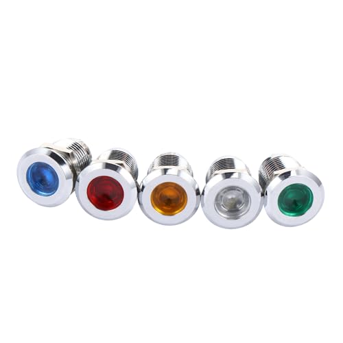 Luces direccionales de tablero 12mm SOLUSTRE con diseño impermeable metálico