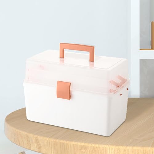 Zialofi Organizador médico familiar recipiente médico de emergência caixa de remédios caixa de prime