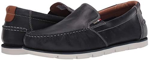 Guy Harvey Mens Stern Boat Shoe, Navy/Off White , 7.5 | Image 6