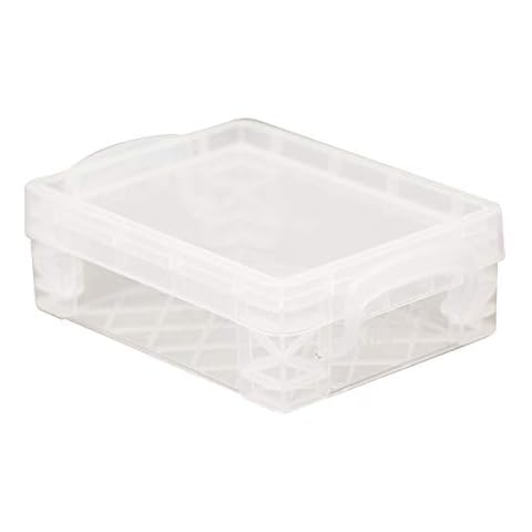 Super Stacker Crayon Box, 4.75 x 3.5 x 1.5 Inches, Clear, 1 Box (40311) Cover