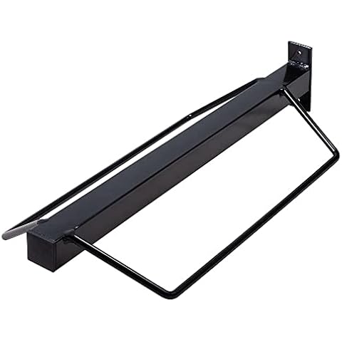 EASY-UP Single Mount Saddle Rack | Universal Design | Durable & Safe Storage | Black Coating | Easy to Mount | Additional Storage Compatible Cover