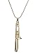 Trombone Necklace - Gold