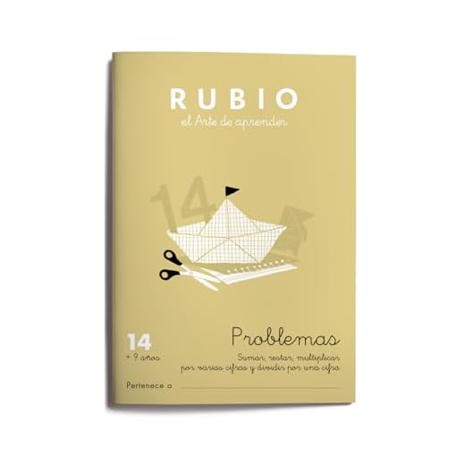 Problemas 14 RUBIO | Sumar, restar, multiplicar por varias cifras. +9 años