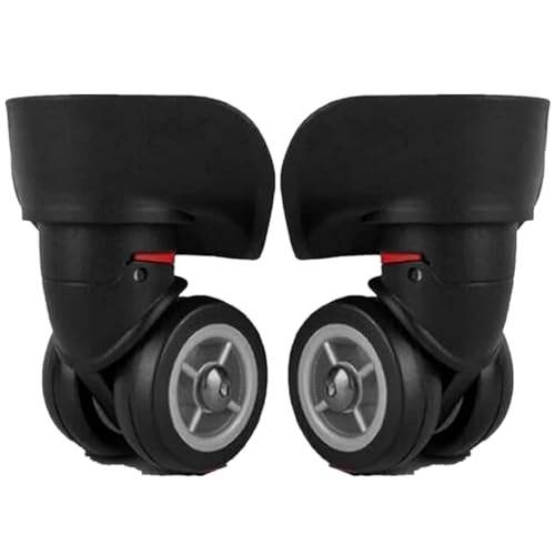 A Pair/Set Mute Connected Wheels for Replacement Luggage Wheels Wear Silent Draw bar Box DIY A003# (YF)