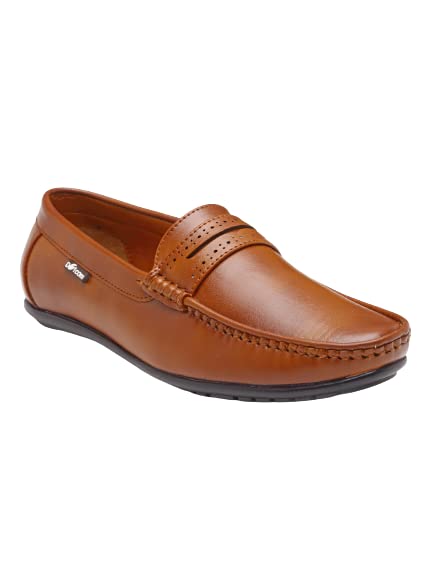 Image of Action-DRIVE-43 Lightweight Comfortable Synthetic Leather Loafers for Men