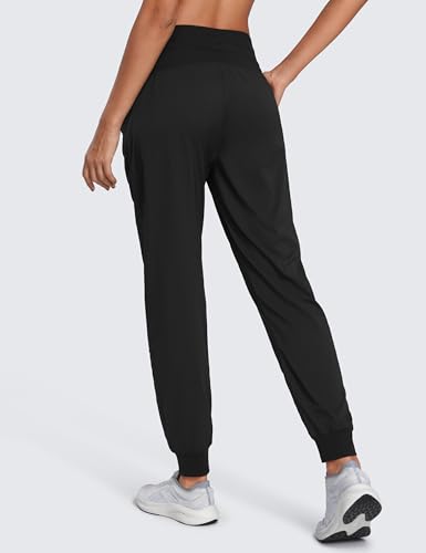 Image of CRZ YOGA Ease Line Joggers 26 inch /28.5 inch /30.5 inch | Casual, Lightweight, Ruched Design, Pockets, for Women