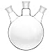 StonyLab 3 Hals Flask Rundkolben, Runde Boden Flask Glas Dreihalskolben Rundkolben RBF mit 19/22 Standard Taper Outer Joint, 3 Neck Round Bottom Flask (1000 ml)