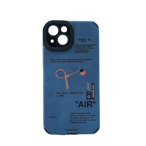 MILLION CASES® Back Cover Case for iPhone 13 Soft Flexible Shockproof Protective Sneaker Label Leather Edge Case(Blue) (B0DG5X7BLM) Amazon Price History, Amazon Price Tracker
