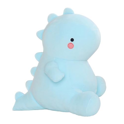 Zaloife Kuscheltier Dinosaurier Blau, Plüschtier Dino 25 cm, Stofftier Dinosaurier, Plüsch Dino Kissen Puppe Geschenk für Fans Kinder