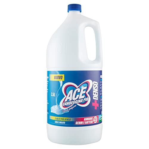 ACE Solución lejía+detergente, para el hogar y la colada, 2500 ml.