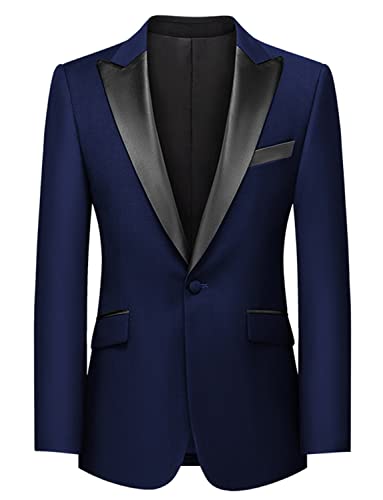 Blazer homme revers de la médaille de qualité supérieure veste de soirée réveillon