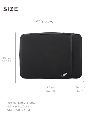 Image of Lenovo ThinkPad 4X40N18009 14-inch Laptop Sleeve,Black