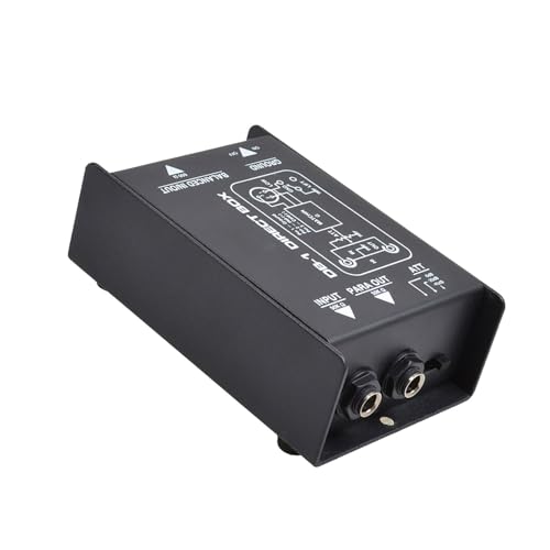 Boîte de direct passive pour guitare et basse éliminateur de bruit de masse