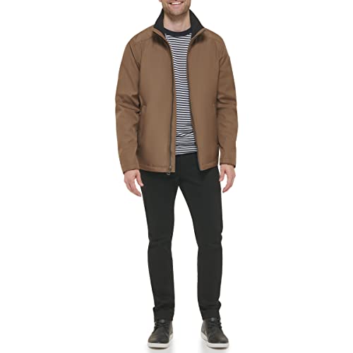 Image of Calvin Klein Men's Stand Collar Poly Jacket