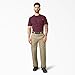 Dickies Mens Loose Fit Double Knee Twill Work Utility Pants, Khaki, 30W x 30L US