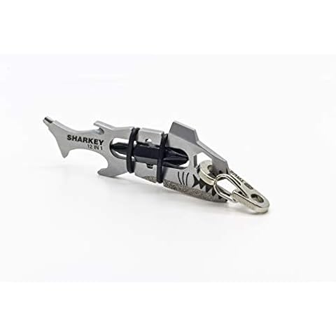 True Utility TU214 Sharkey, 12 in 1 Multitool, Silver, One Size Cover