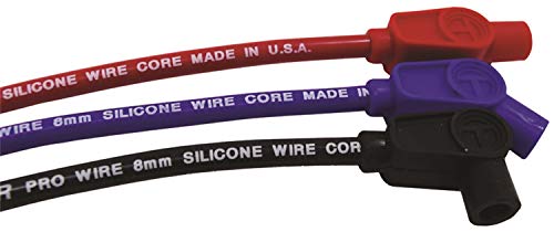 Image of Taylor Cable 76632 Spiro-Pro Spiro-Wound Core Blue Spark Plug Wire Set