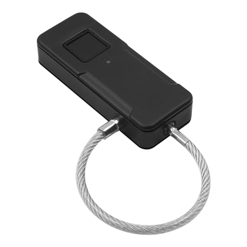 Cadenas à empreintes digitales sans clé étanche IP65 en acier - 4