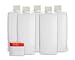 Produktbild Octopus 5 x 500 ml Kunststoffflaschen, HDPE Plastikflaschen mit weißen Schraubverschlüssen, Leerflaschen mit weißen Schraubdeckeln, Vierkantflaschen inkl. 5 Beschriftungsetiketten
