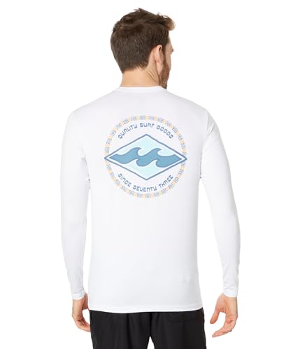 Billabong Men's Standard Rotor Diamond Loose Fit Long Sleeve Rashguard2