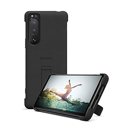 Sony Élégant étui Noir avec Support pour Xperia 10 IV