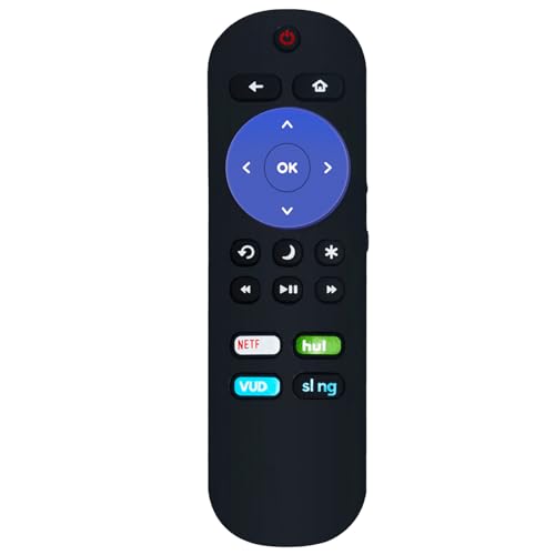 101018E0025 Replace Remote Applicable for Philips Roku TV 40PFL4662/F7 32PFL4664/F7 65PFL4864/F7 50PFL4864/F7 55PFL4864/F7 32PFL4764/F7 32PFL4763/F7 50PFL4763/F7 43PFL4763/F7 43PFL4662/F7 43PFL4962/F7