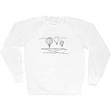 Impreso en el frente Azeeda Grande \'Globos Aerostáticos\' Sudadera/Jersey Unisex (SW00014571)