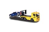 Bewegliche Teile Majorette 212057520Q01 - City Set, MAN TGA Tow Truck, Miniatur LKW inkl. Porsche, Die-Cast