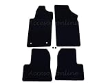 taloneras seat ibiza cupra 6k2 Juego completo de cuatro alfombras para Peugeot 206 válidas para todos los modelos 3/5puertas (excepto cabrio)