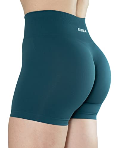 Image of AUROLA Dream Collection Women Workout Shorts High Waist Gym Shorts, Scrunch Butt Seamless Athletic Shorts