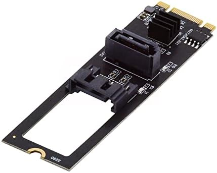 NFHK PCI-E Adapter Für 4 SATA NGFF SSDs - ASM1064 Chipsatz Für Desktop-PCs