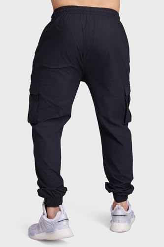 Image of FUAARK Script Regular Fit Sports and Gym Mens Cargo Joggers