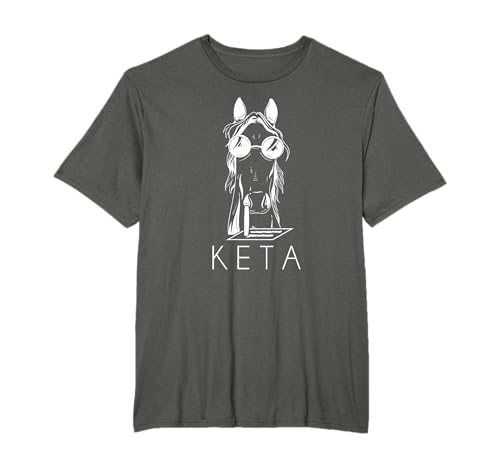 Keta Trip Ketamin Festival Pferd DJ Techno Ballern T-Shirt