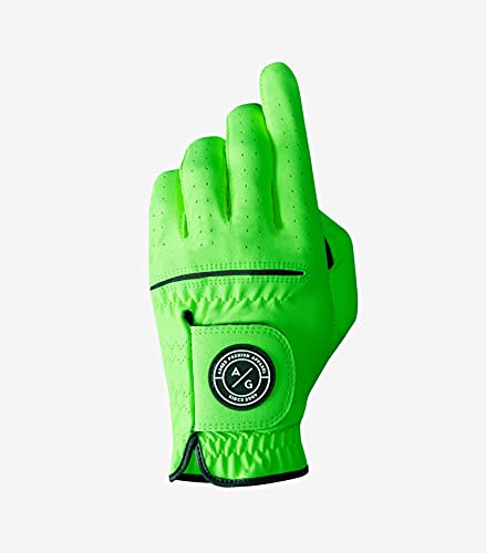 Asher Ladies Chuck Neon Green Golf Glove - Medium (Goes On Left Hand) #TOP4