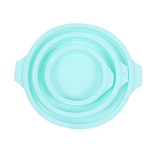 Wakauto 3Pcs Mousse Silicone Molds Round Baking Pans for DIY Cakes and Cookies Non Stick Kitchen Tools for Home Baking Includes