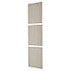 Pebeo Canvas Panel (10 x 10cm) Triple Pack Natural