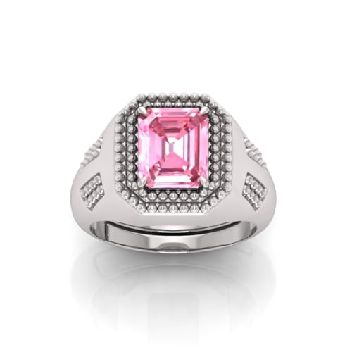 Bague saphir rose réglable en argent : résolvez enfin vos problèmes de taille