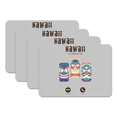 Tapis de table gris Hawaii en caoutchouc pour repas en terrasse - 2
