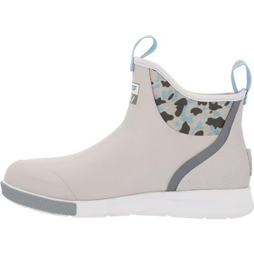 Image of XTRATUF 6 inch Men's Ankle Deck Boot Sport - 30% Lighter, 100% Waterproof Rubber Fishing Footwear - Non-Marking, Slip-Resistant Outsole - Moisture-Wicking Liner