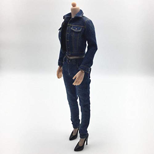 Harilla 1/6 Women's Clothing Modern Motorcycle Girl Clothes For 12 "Doll Model #TOP5