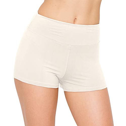 Image of ALWAYS Yoga Shorts for Women - High Waisted Workout Biker Shorts for Yoga, Running & Under Dress Anti-Chafing Comfort