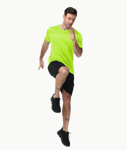 Image of 3 Pack Mens Swim Shirt Rash Guard Workout Shirts UPF 50+ Short Sleeve Fast Dry Sun Protection Lightweight Water Shirt
