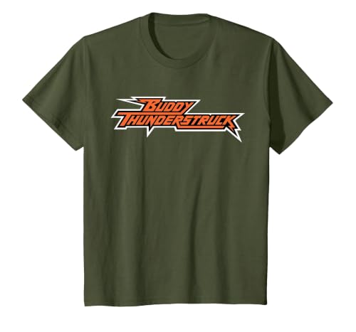 Buddy Thunderstruck T-Shirt, Youth, Olive Green, 2T