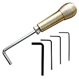 5Pcs Guitar Truss Rod Allen Wrench Set Guitar Repair Tool Kit Repair Wrench for Most Guitar Bass Nec