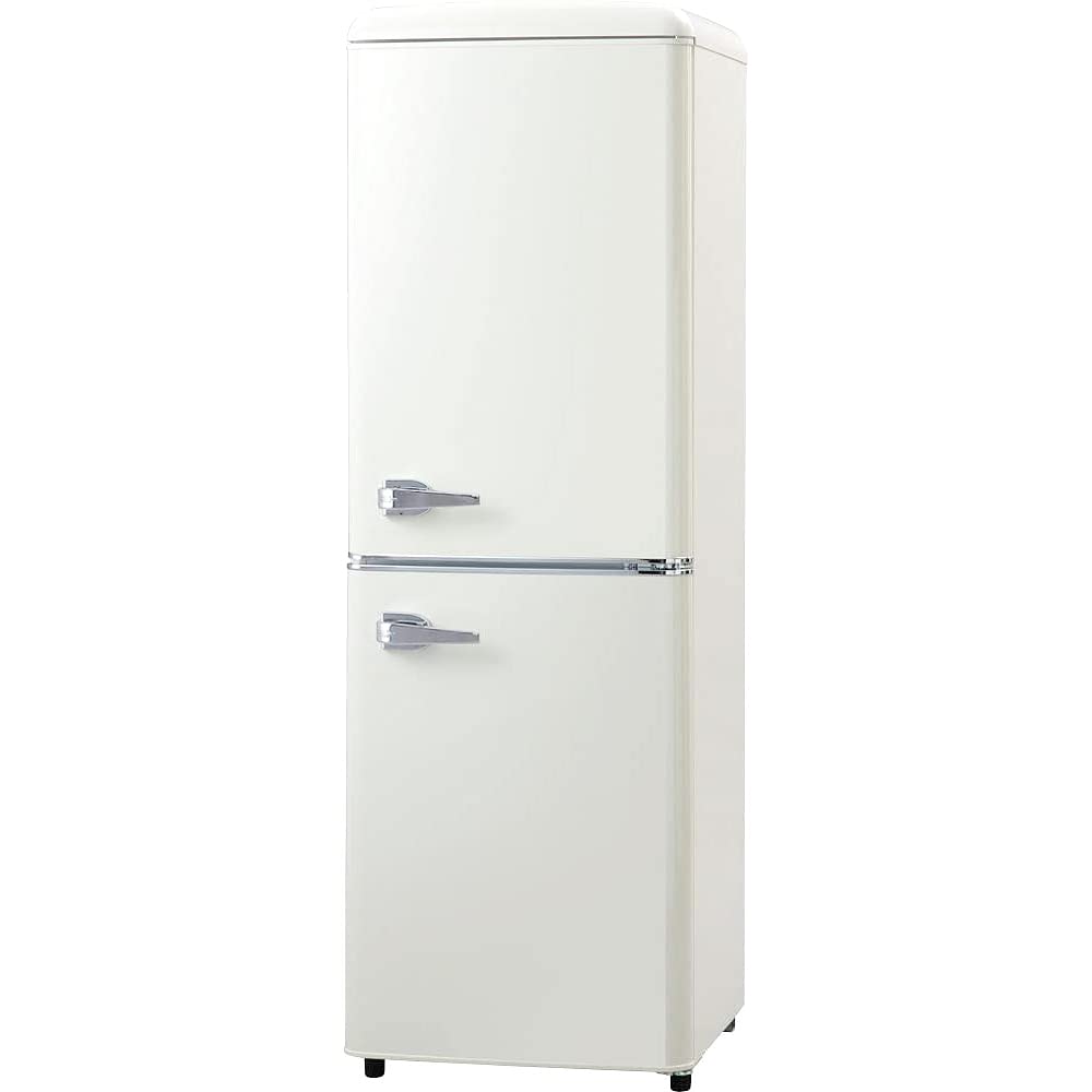 Amazon.co.jp: アイリスプラザ レトロ冷蔵庫 冷凍冷蔵庫 130L たくさん