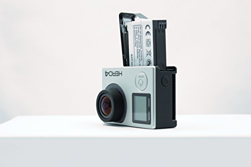 3X Akku (1160 mAh) + Ladegerät (Netz, KFZ) für GoPro Hero4 Hero 4 Black, Silver Edition - Image 6