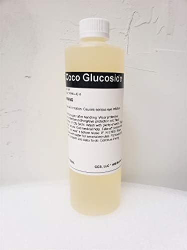 Coco Glucoside 500mL (16 fl oz) in Poly Bottle, Foaming Surfactant