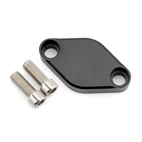 Protection de disque de frein arrière en aluminium noir rigide KFX